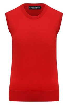 Dolce & Gabbana: Топ из шерсти 