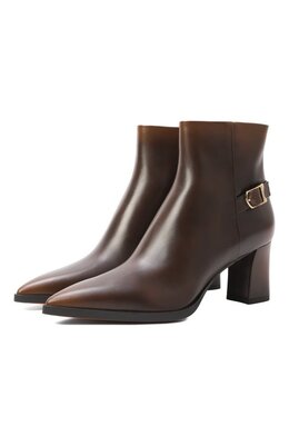 Santoni: Коричневые ботинки 