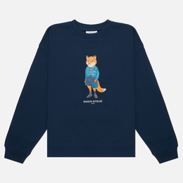 Maison Kitsune: Синяя толстовка 