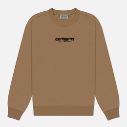 Carhartt WIP: Бежевая толстовка 