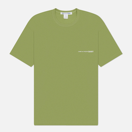 Comme des Garcons SHIRT: Зелёная футболка 