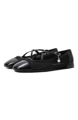 Jimmy Choo: Чёрные балетки 