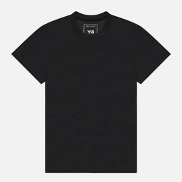 Y-3: Чёрная футболка 