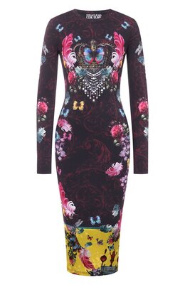 Versace Jeans Couture: Платье из вискозы 