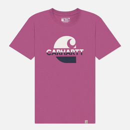 Carhartt: Розовая футболка 