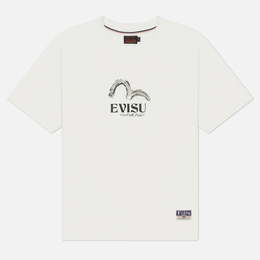 Evisu: Белая футболка 