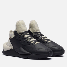 Y-3: Чёрные кроссовки  Kaiwa