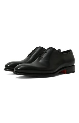 Santoni: Чёрные туфли  Carter