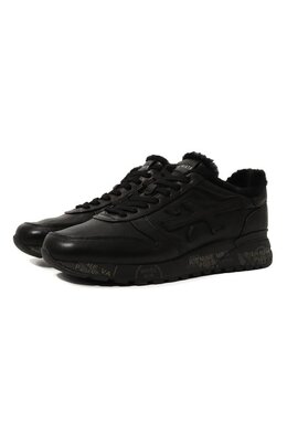 Premiata: Чёрные кроссовки  Mick