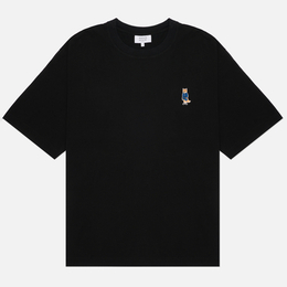 Maison Kitsune: Чёрная футболка 