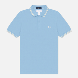 Comme des Garcons SHIRT: Голубое поло 