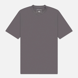 Y-3: Серая футболка 