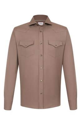 Brunello Cucinelli: Хлопковая рубашка 