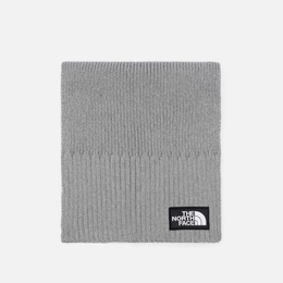The North Face: Серый шарф  Logo Box
