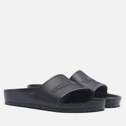 Birkenstock: Чёрные шлёпанцы  Barbados Eva