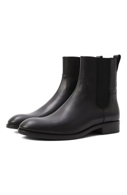 Casadei: Чёрные ботинки 