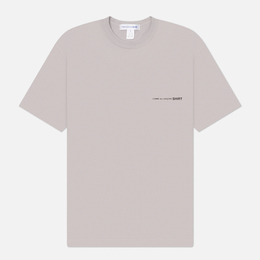Comme des Garcons SHIRT: Серая футболка 