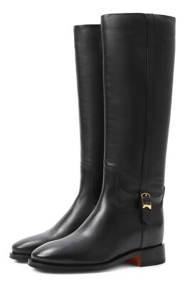 Santoni: Чёрные сапоги 