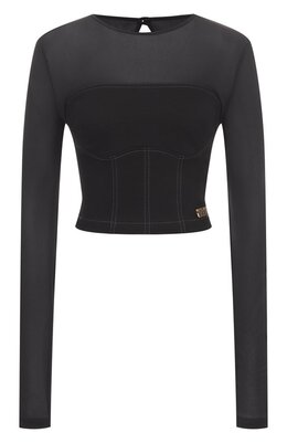 Versace Jeans Couture: Хлопковый топ 