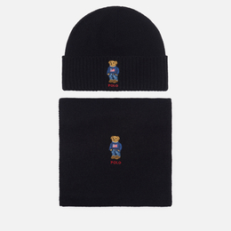 Polo Ralph Lauren: Чёрная шапка 
