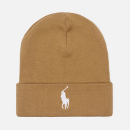 Polo Ralph Lauren: Коричневая шапка 