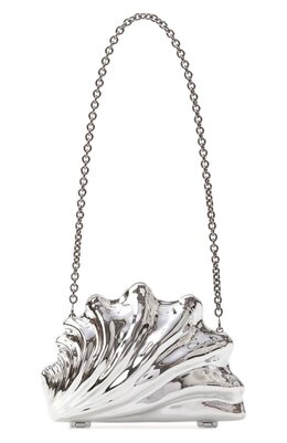JW Anderson: Серебристый клатч 