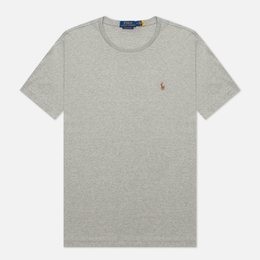 Polo Ralph Lauren: Серая футболка 