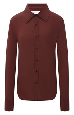 Saint Laurent: Шёлковая рубашка 