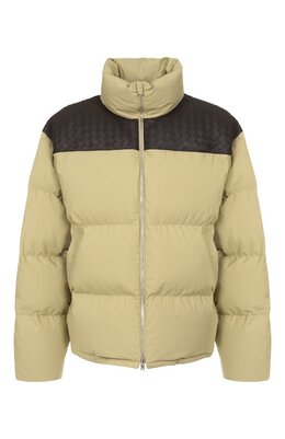 Bottega Veneta: Пуховик с воротником 