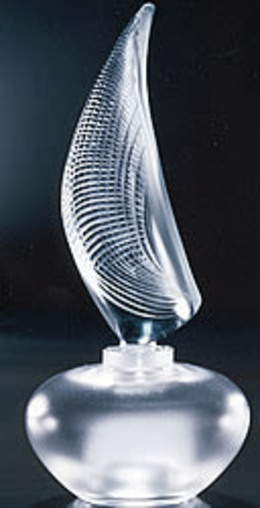 Lalique Crystal Shell Clear Perfume Bottle 11324