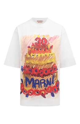 Marni: Хлопковая футболка 