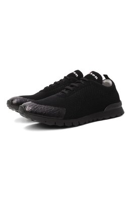 Kiton: Чёрные кроссовки 