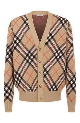 Burberry: Кардиган из шерсти 