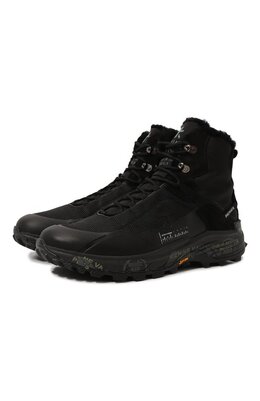 Premiata: Чёрные кроссовки  Cross