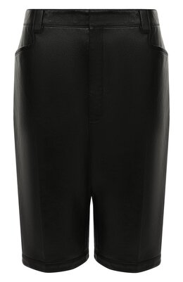Saint Laurent: Кожаные шорты 