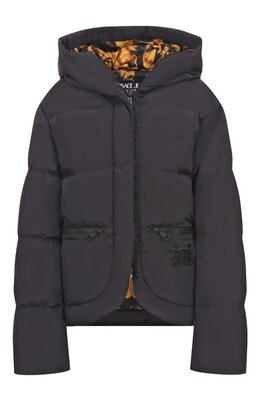 Versace Jeans Couture: Пуховик с вышивкой 