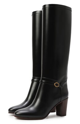 Valentino: Чёрные сапоги 