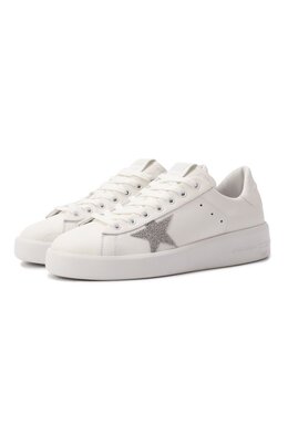 Golden Goose Deluxe Brand: Золотые кеды  Pure Star