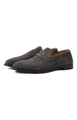 Brunello Cucinelli: Серые туфли 
