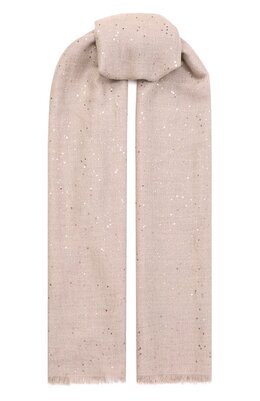Brunello Cucinelli: Бежевый шарф 