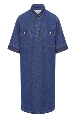 Valentino: Джинсовое платье 