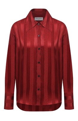 Saint Laurent: Шёлковая рубашка 