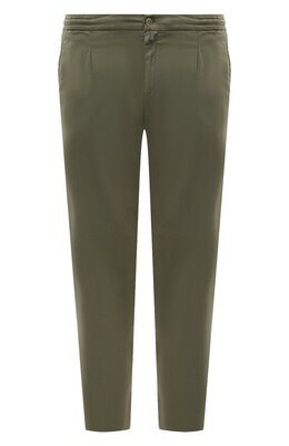 Kiton: Брюки цвета хаки 