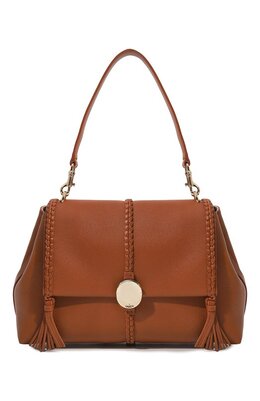 Chloé: Коричневая сумка 