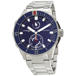 Ulysse Nardin Diver Chronometer Automatic Blue Dial Mens Watch 1183-170-7m/93