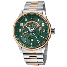 Gevril Giromondo Quartz Green Dial Mens Watch 42304b