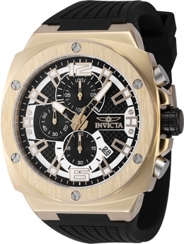 Invicta Racing Chronograph Quartz Black Dial Mens Watch - 48166