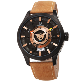 Joshua & Sons Quartz Black Dial Ladies Watch jx150tn