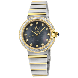Gevril Sorrento Diamond Mother of Pearl Dial Ladies Watch, Model 12440B