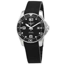 Longines Hydroconquest Automatic Black Dial 41 mm Mens Watch L37814569